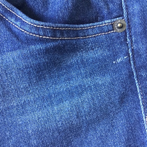 Hudson Jeans Flap Pockets Woman’s Size 26 Medium Blue Wash Cotton Tencel Blend - Picture 5 of 10